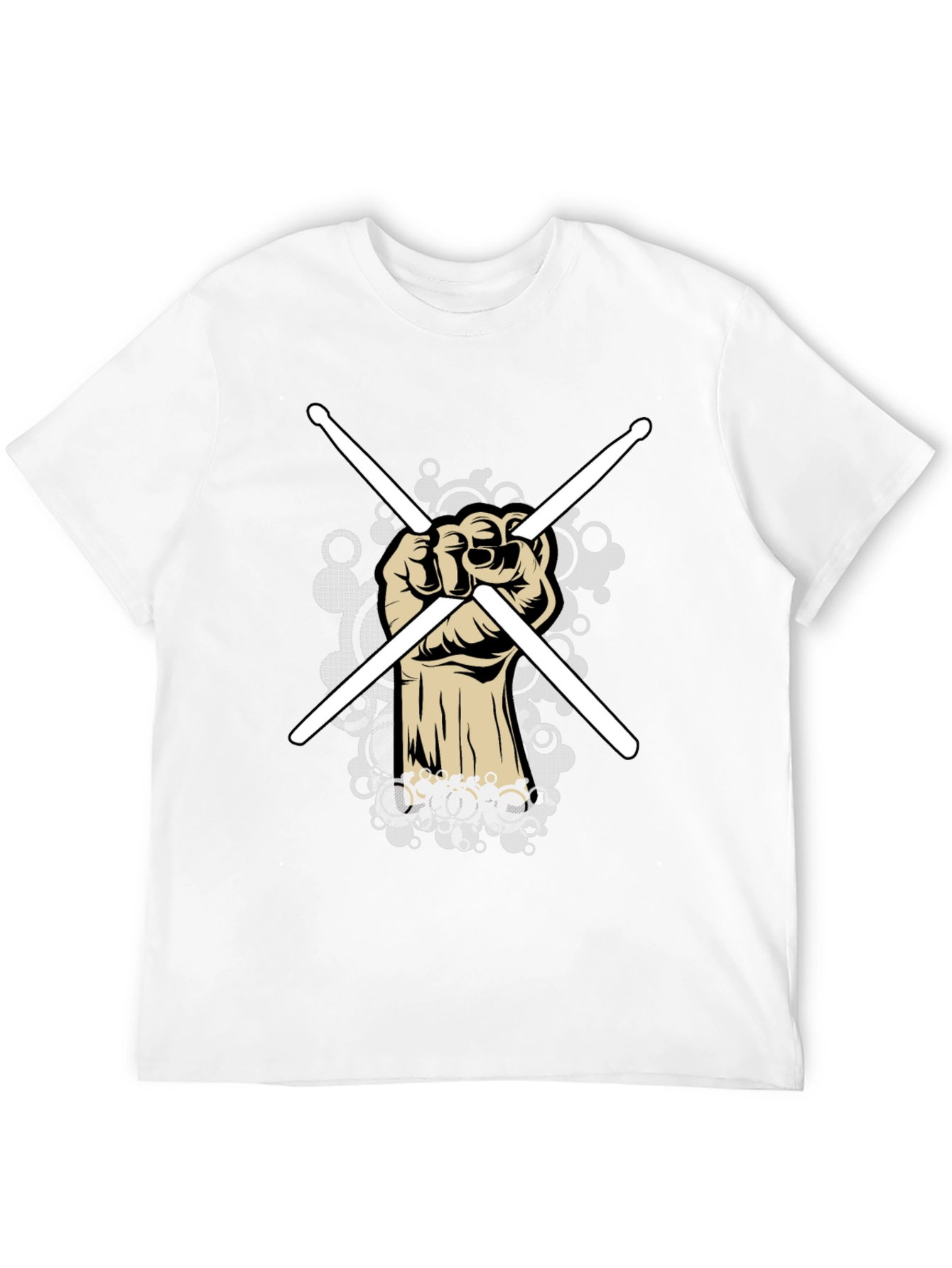 Drummer Fist T-Shirt - Rock and Roll Style