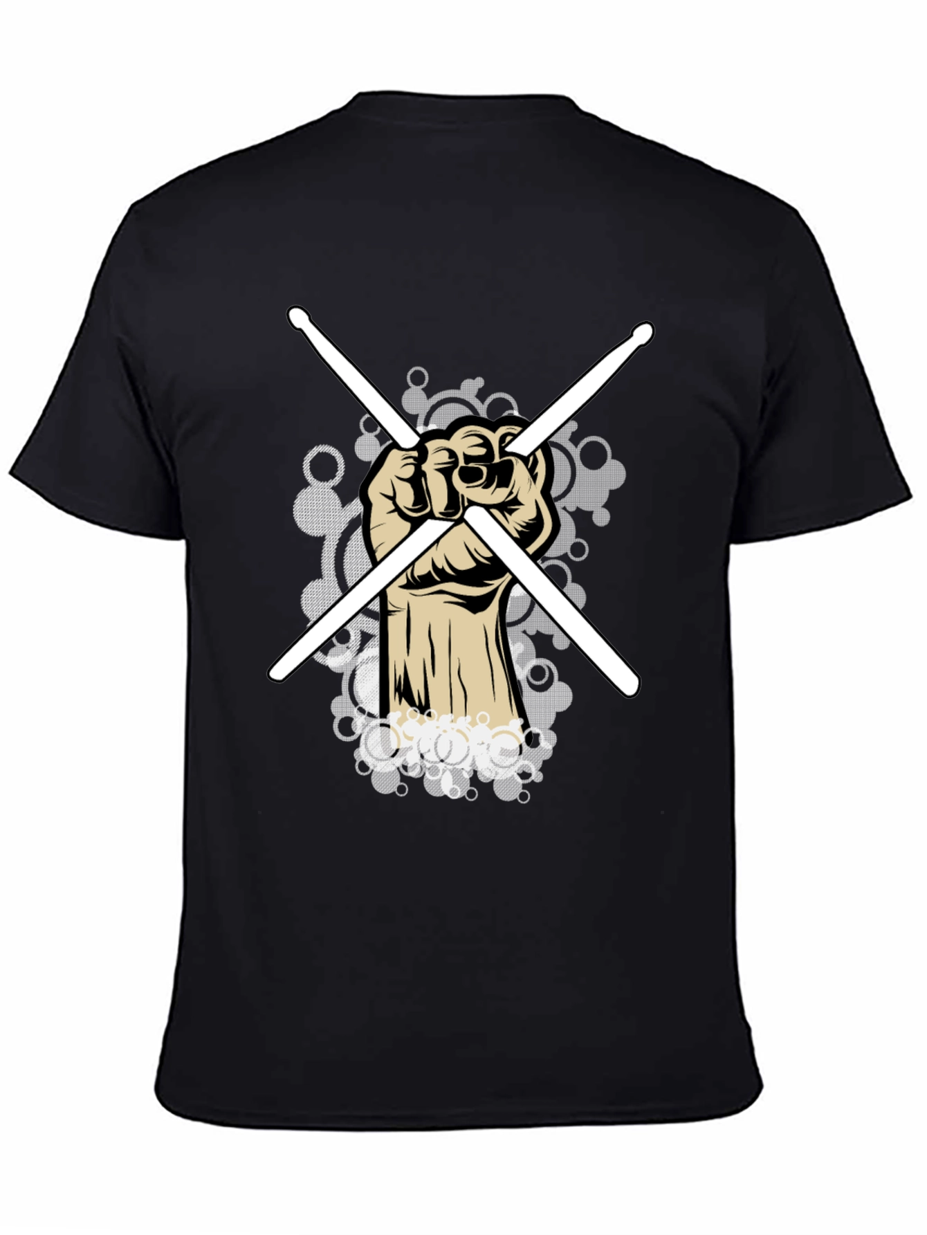 Drummer Fist T-Shirt - Rock and Roll Style
