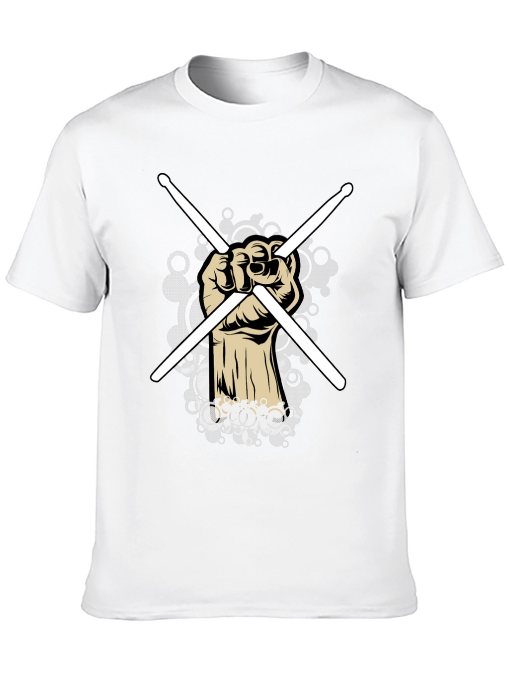 Drummer Fist T-Shirt - Rock and Roll Style