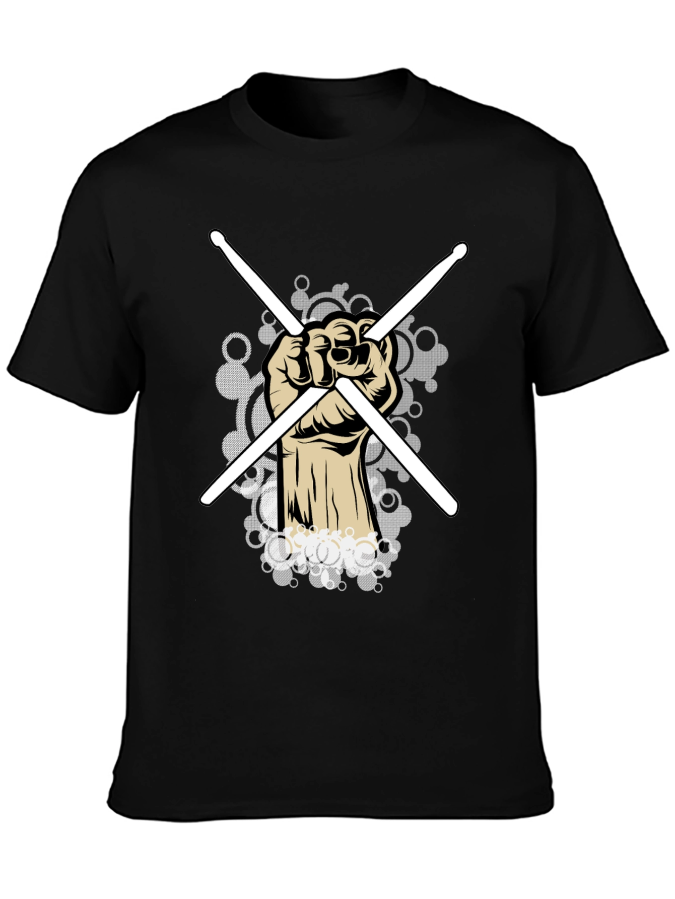 Drummer Fist T-Shirt - Rock and Roll Style