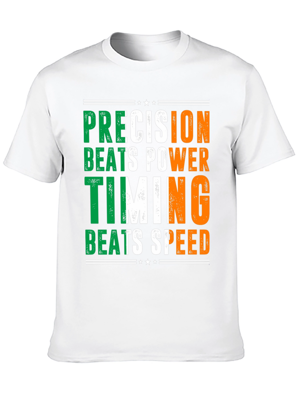 Precision Beats Power Timing Shirt