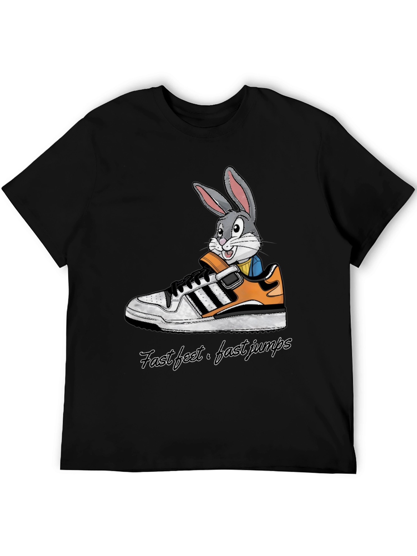 Cartoon Bunny in Sneaker T-Shirt
