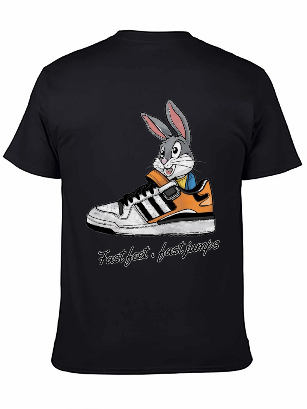 Cartoon Bunny in Sneaker T-Shirt