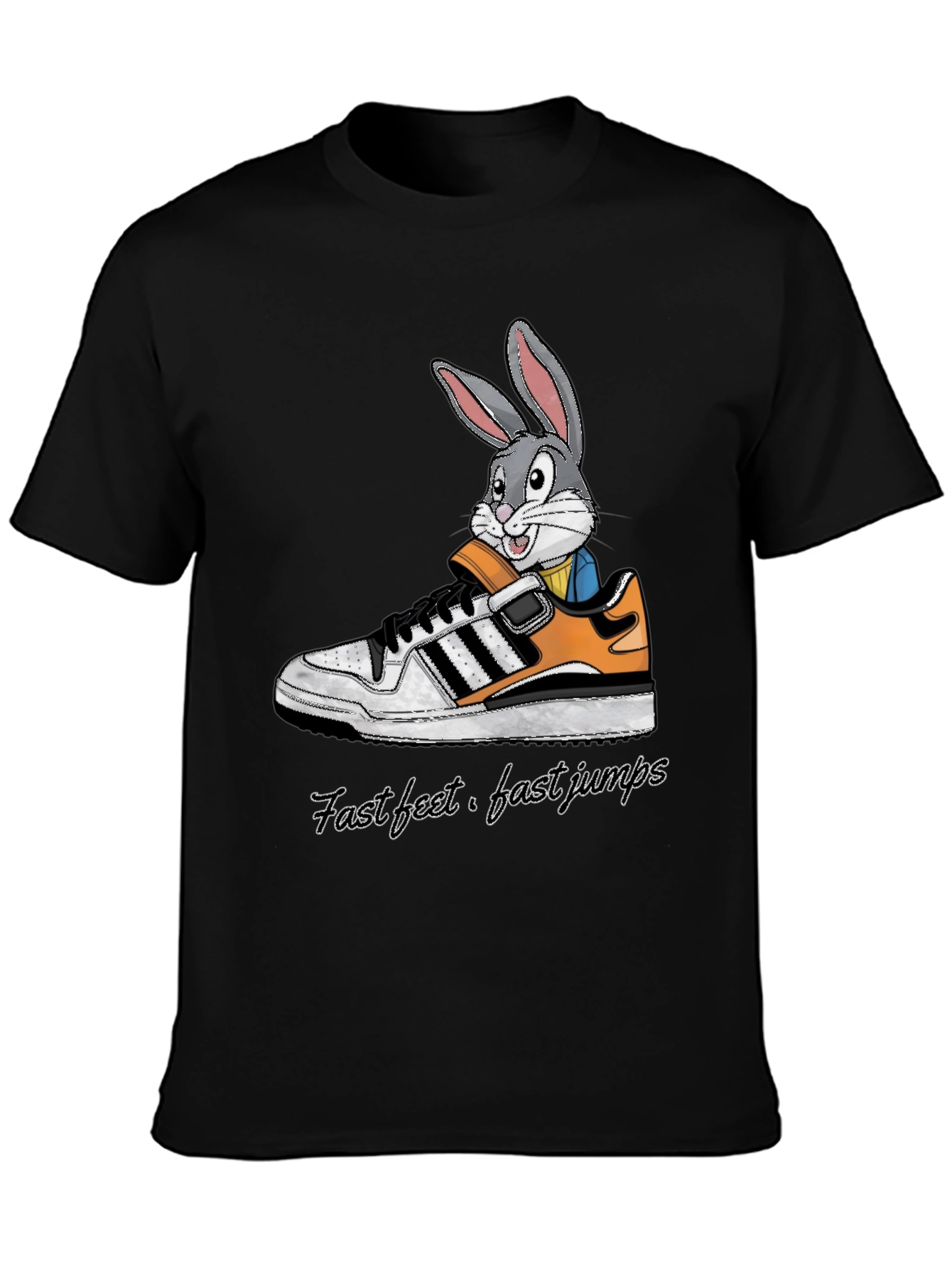 Cartoon Bunny in Sneaker T-Shirt