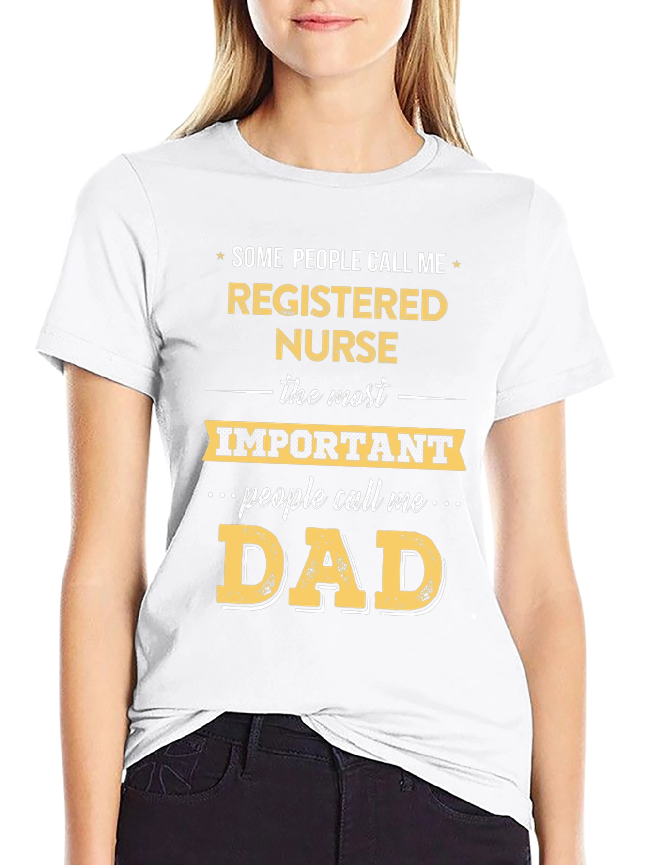 Registered Nurse Dad T-Shirt - Funny Gift