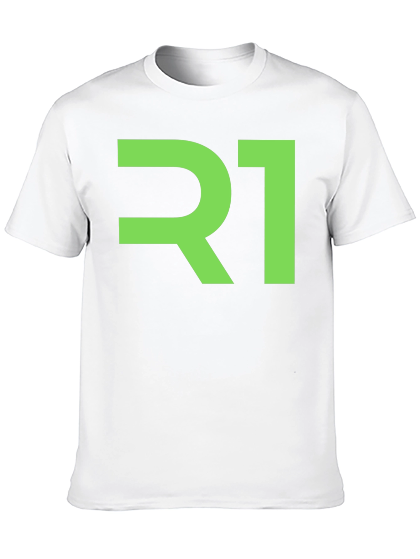R1 Graphic Tee - Black Cotton Blend