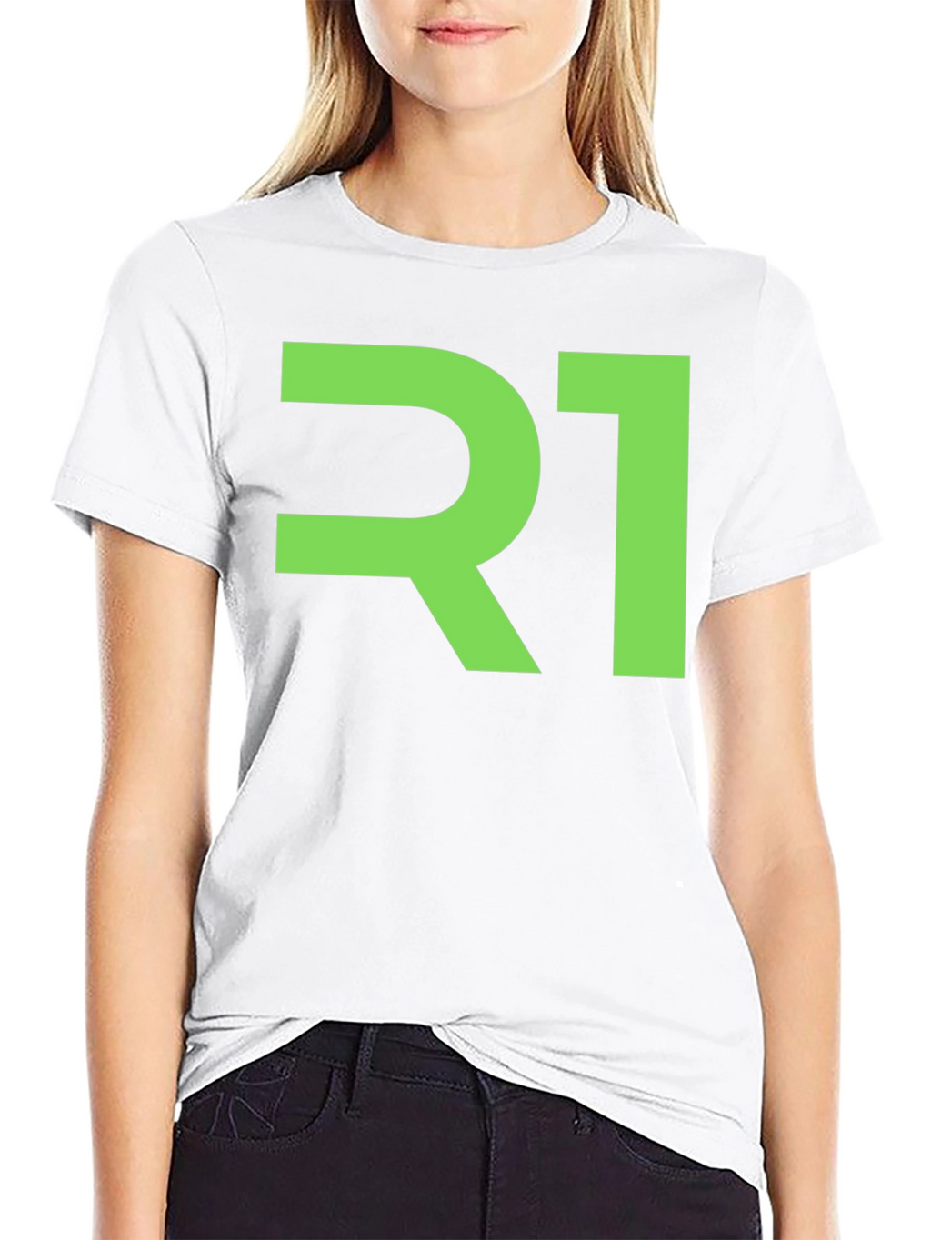 R1 Graphic Tee - Black Cotton Blend