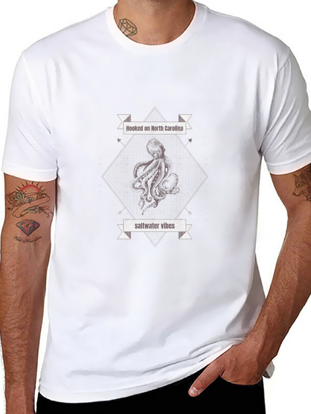 Hooked on NC Octopus T-Shirt
