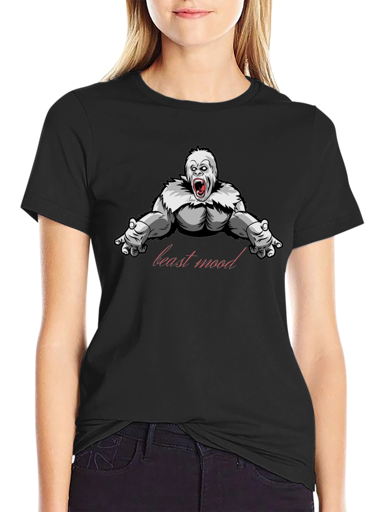 Beast Mode Gorilla Graphic T-Shirt