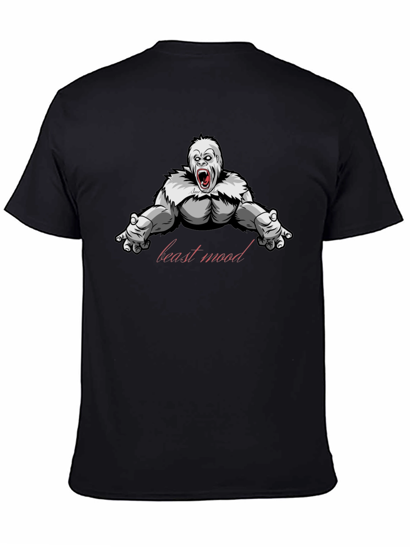 Beast Mode Gorilla Graphic T-Shirt