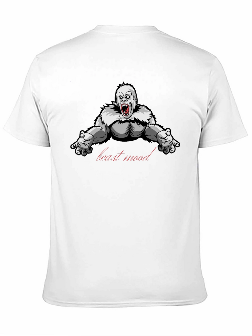 Beast Mode Gorilla Graphic T-Shirt