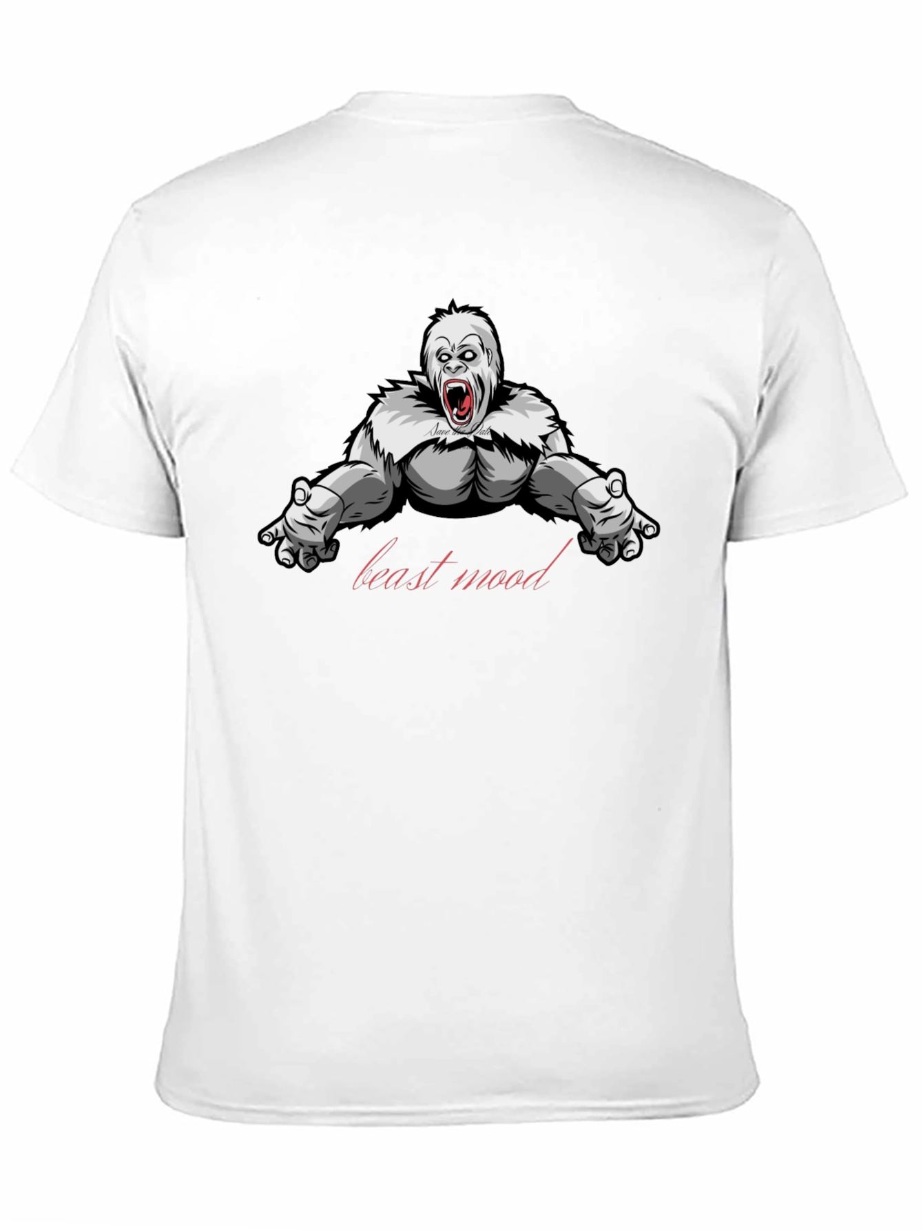 Beast Mode Gorilla Graphic T-Shirt