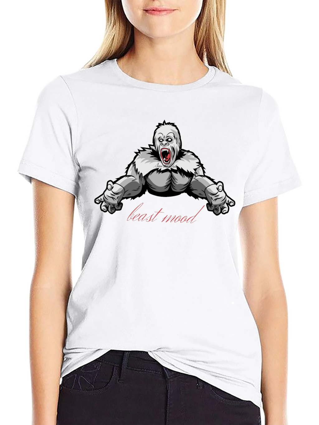 Beast Mode Gorilla Graphic T-Shirt