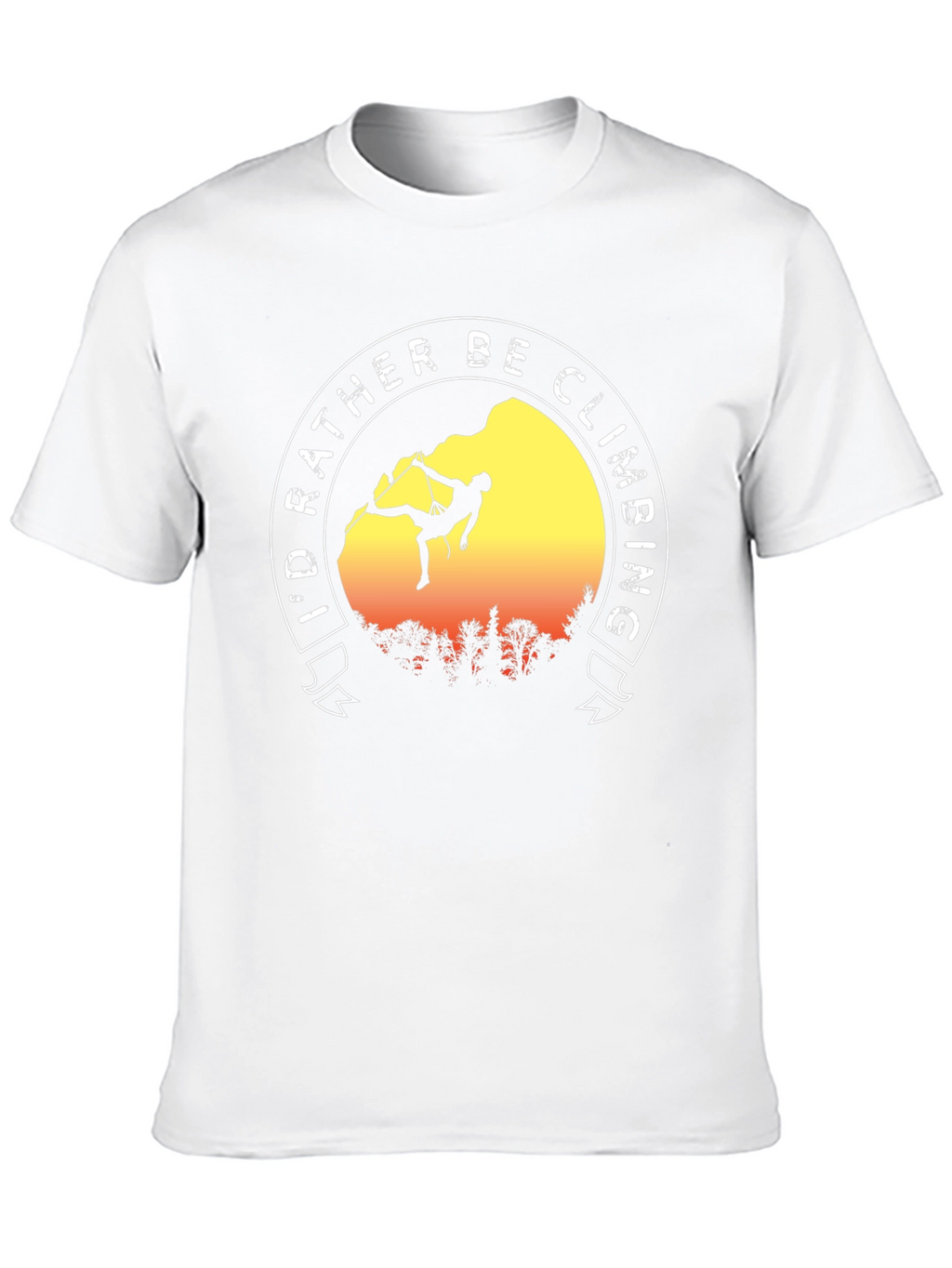 Id Rather Be Climbing Black T-Shirt