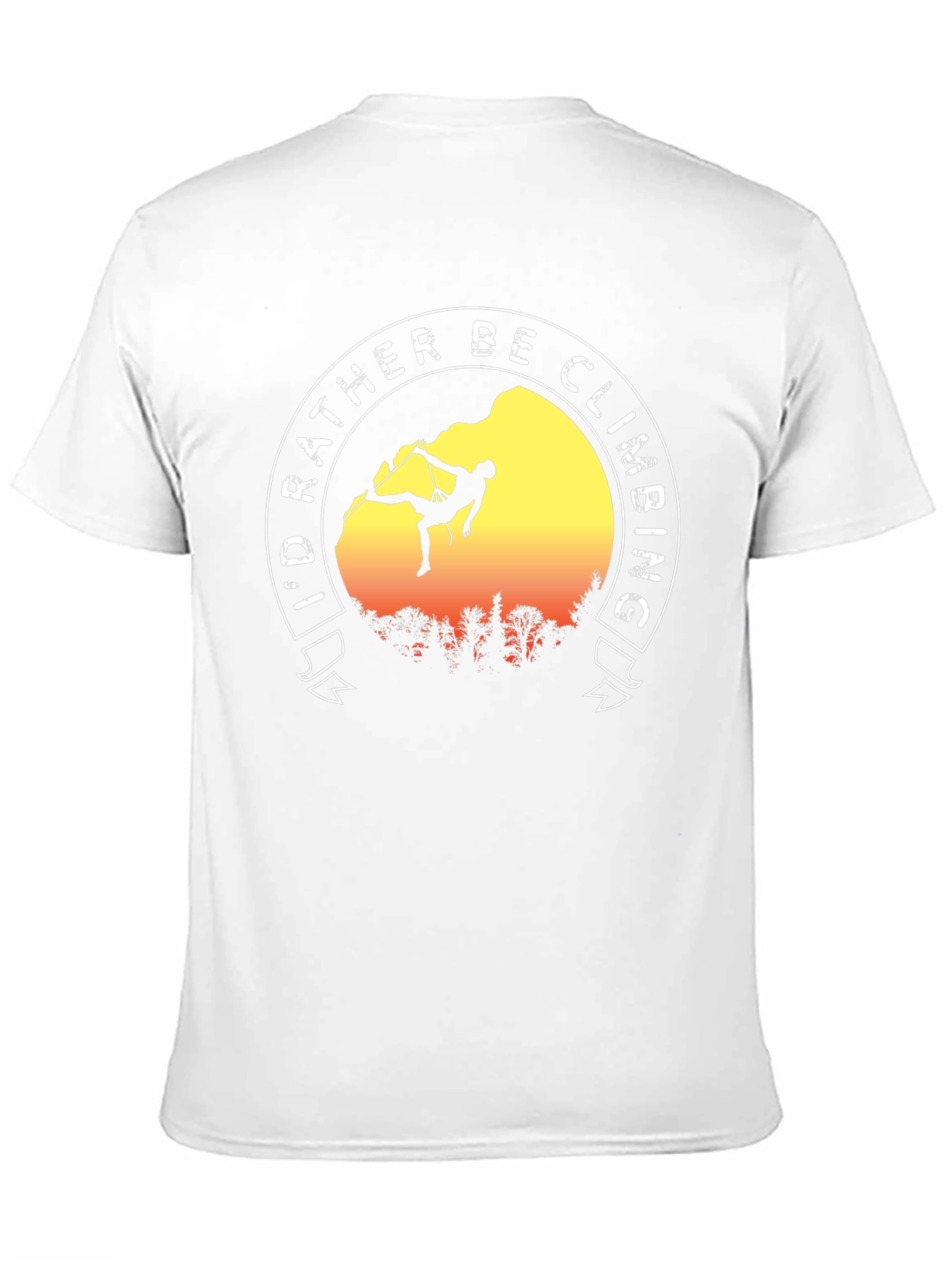 Id Rather Be Climbing Black T-Shirt
