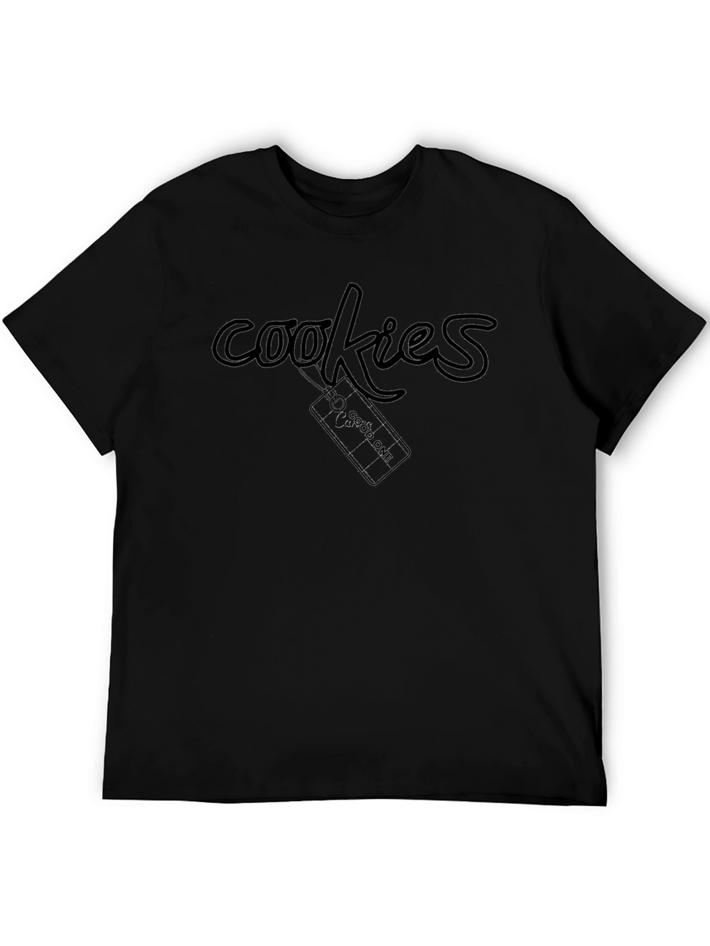 Cookies Black Graphic T-Shirt