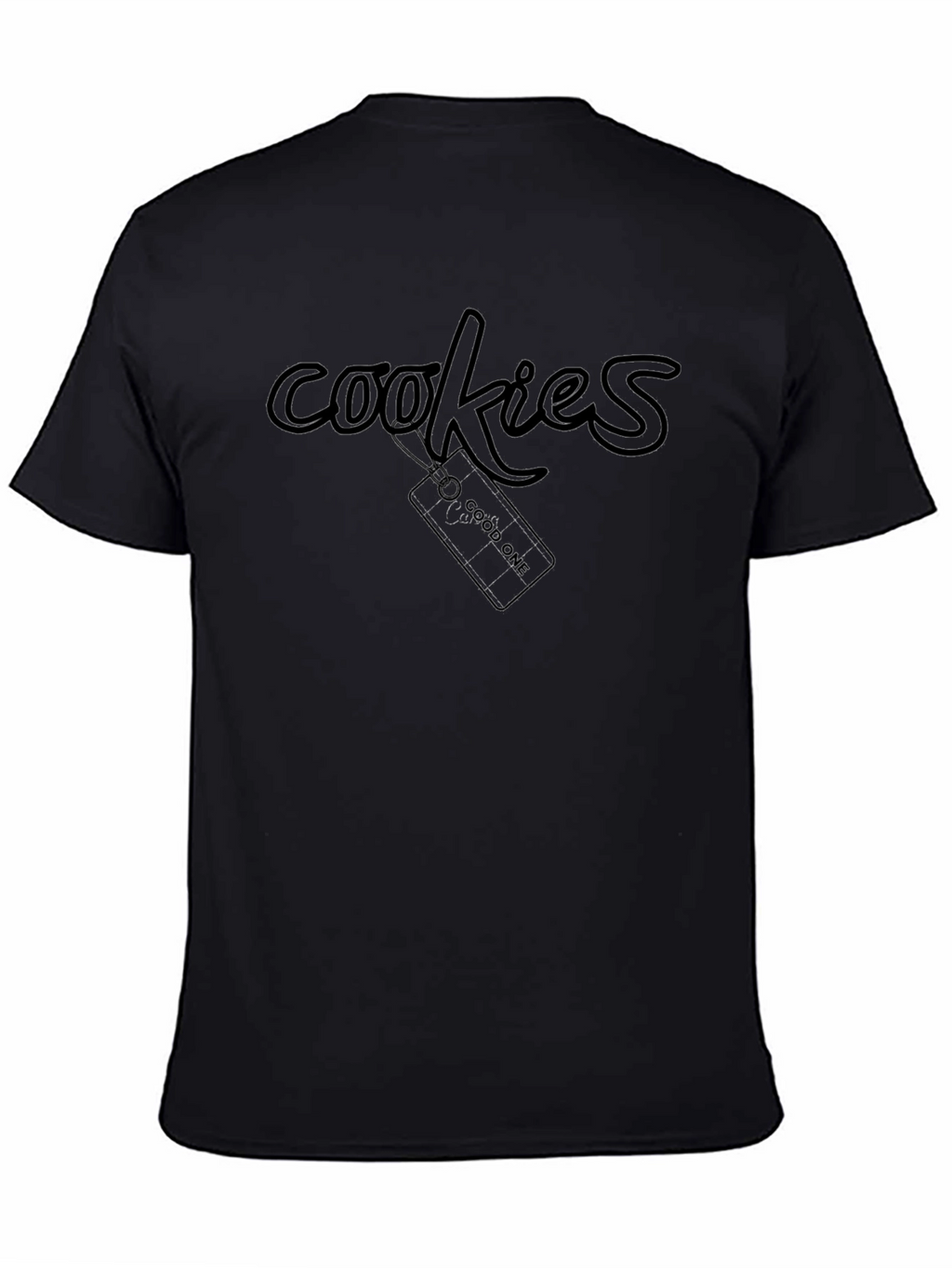 Cookies Black Graphic T-Shirt