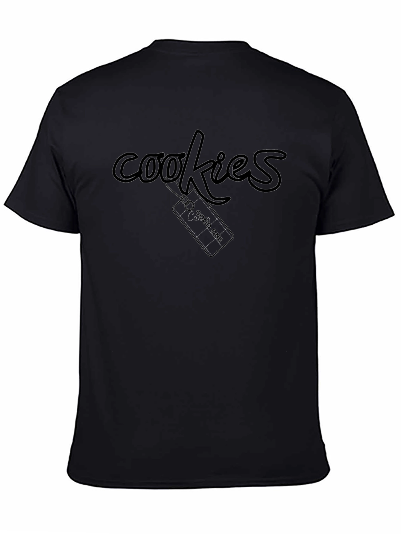 Cookies Black Graphic T-Shirt