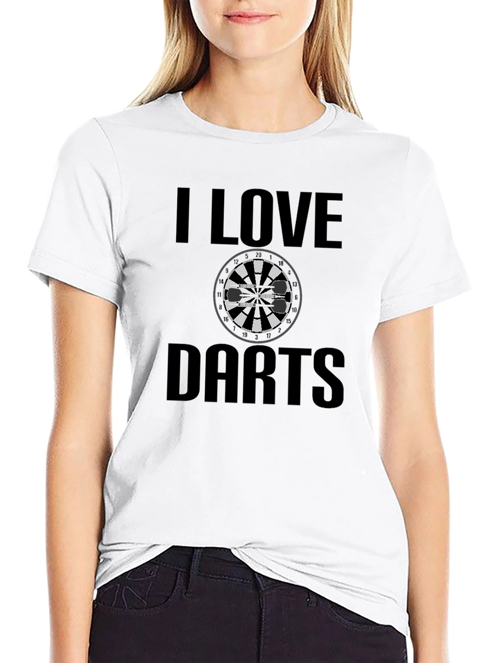 I Love Darts Graphic T-Shirt