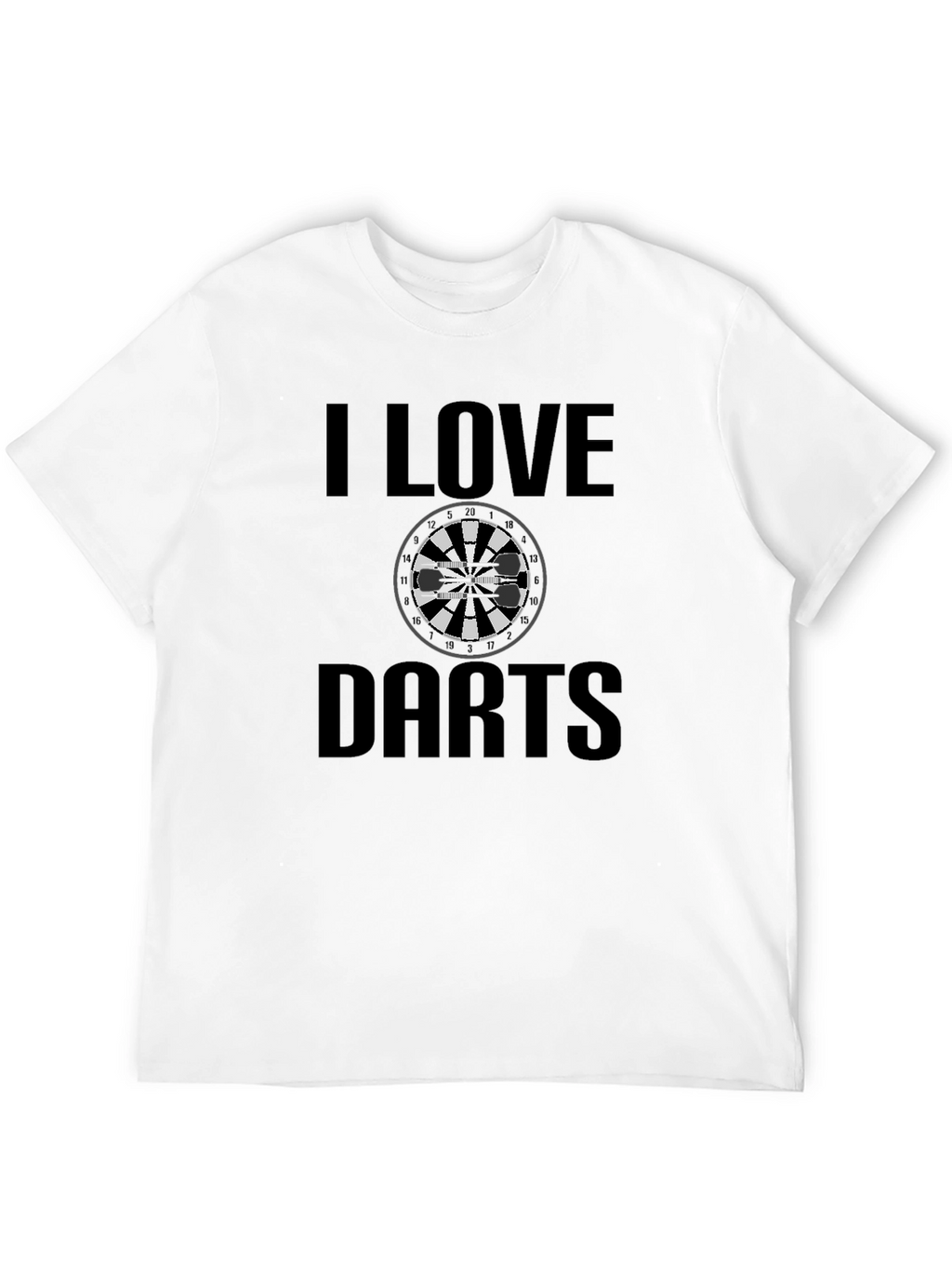 I Love Darts Graphic T-Shirt