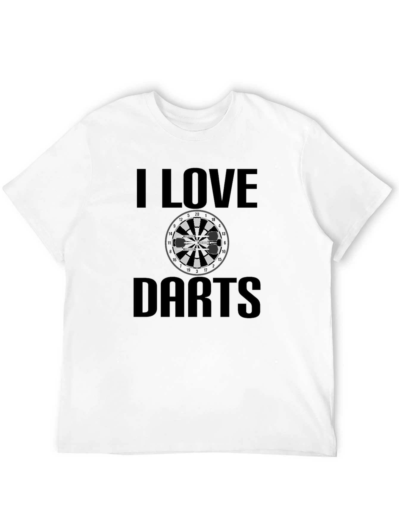 I Love Darts Graphic T-Shirt