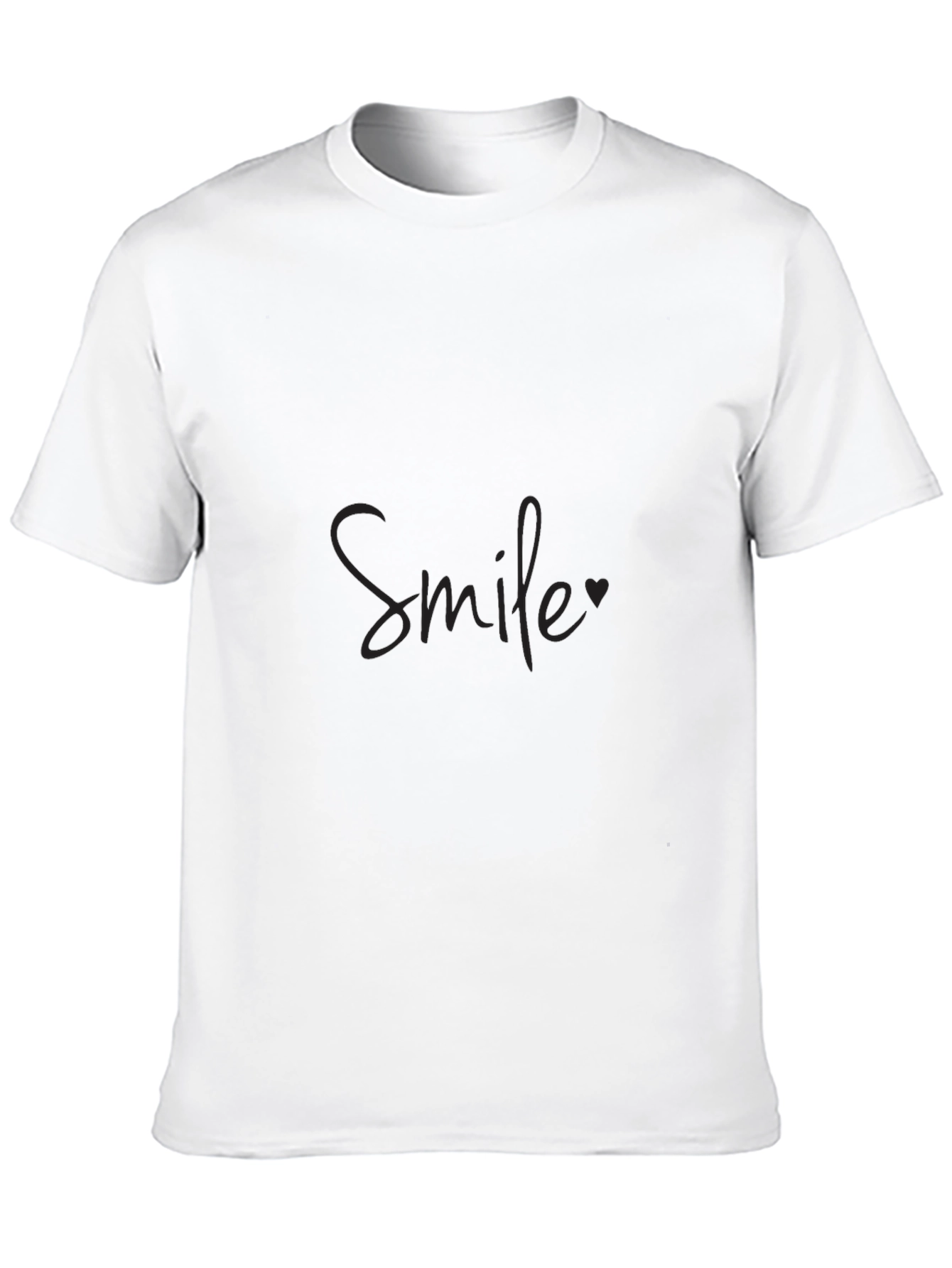 Smile Graphic Black T-Shirt