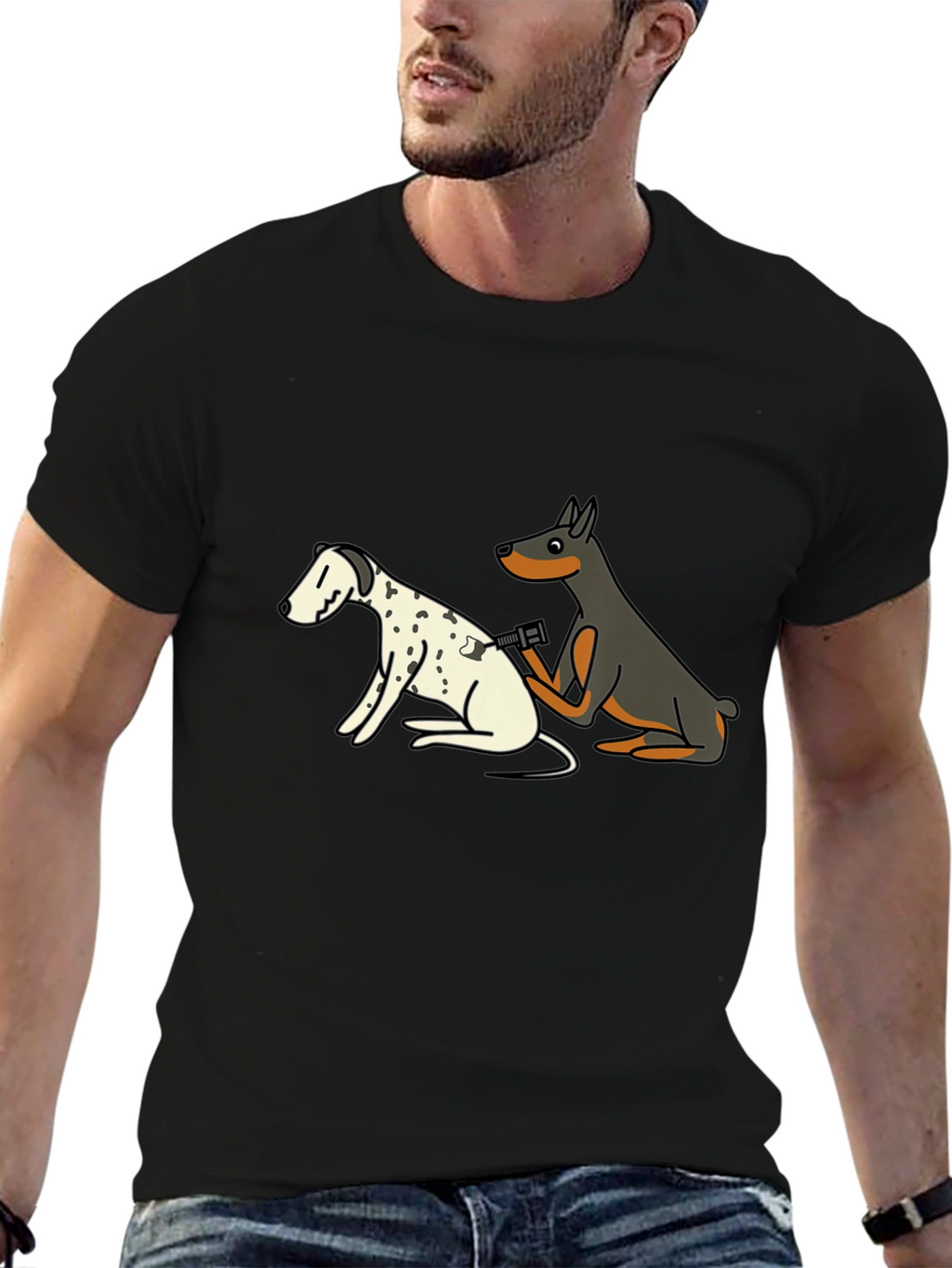 Dog Tattoo Artist Graphic T-Shirt