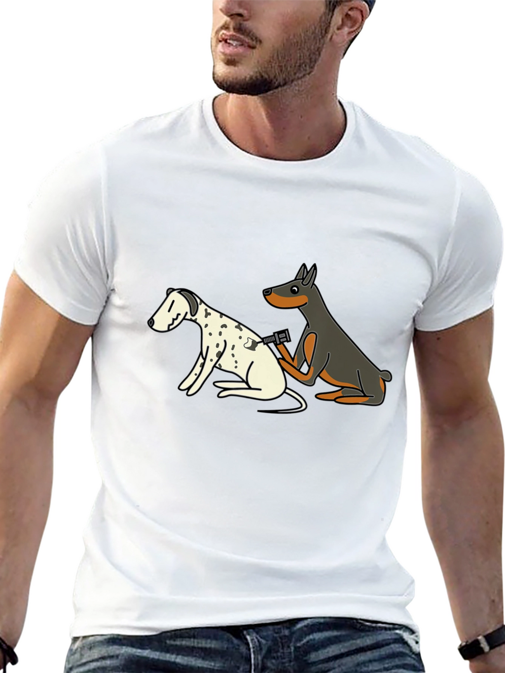 Dog Tattoo Artist Graphic T-Shirt