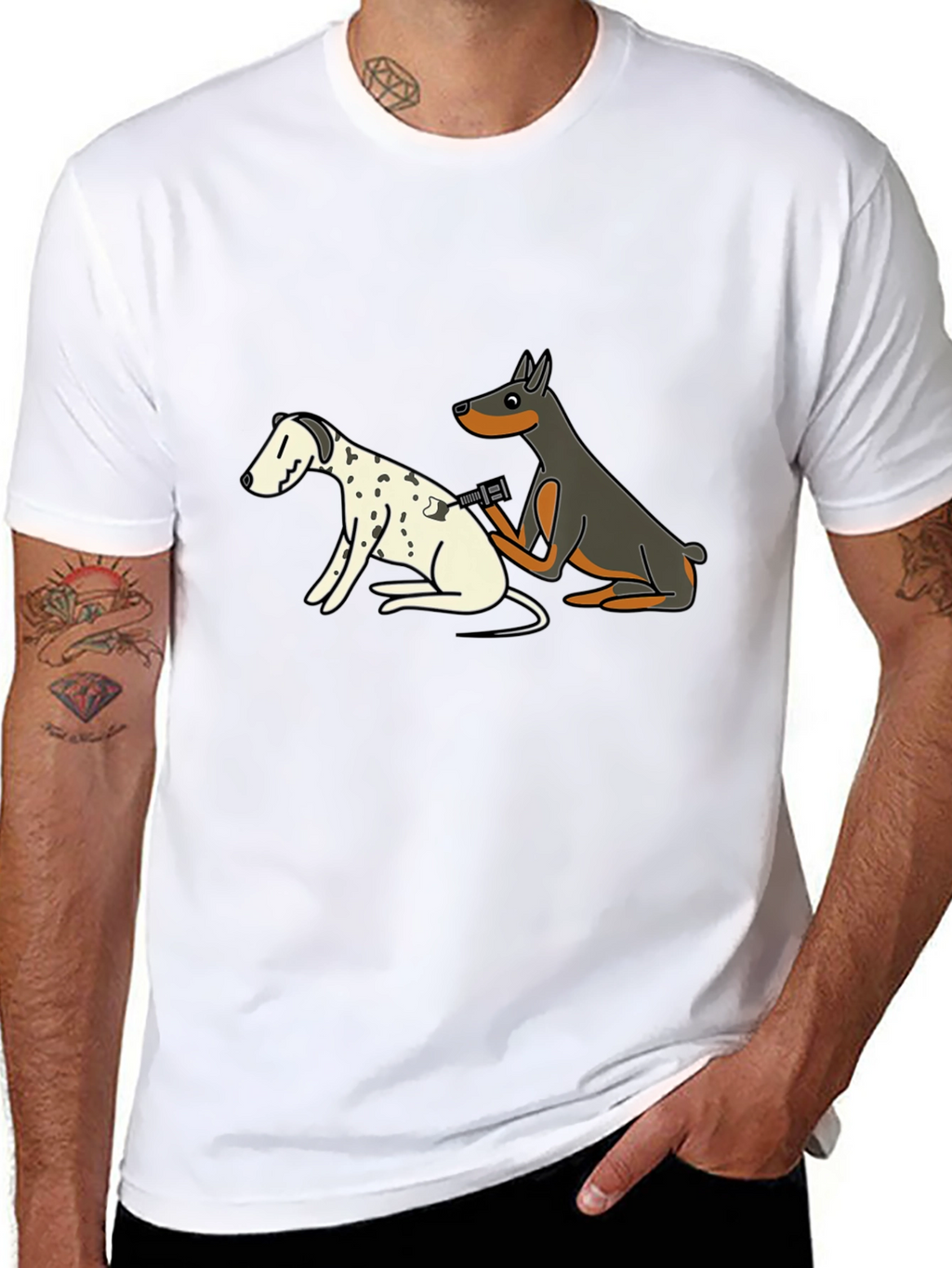 Dog Tattoo Artist Graphic T-Shirt