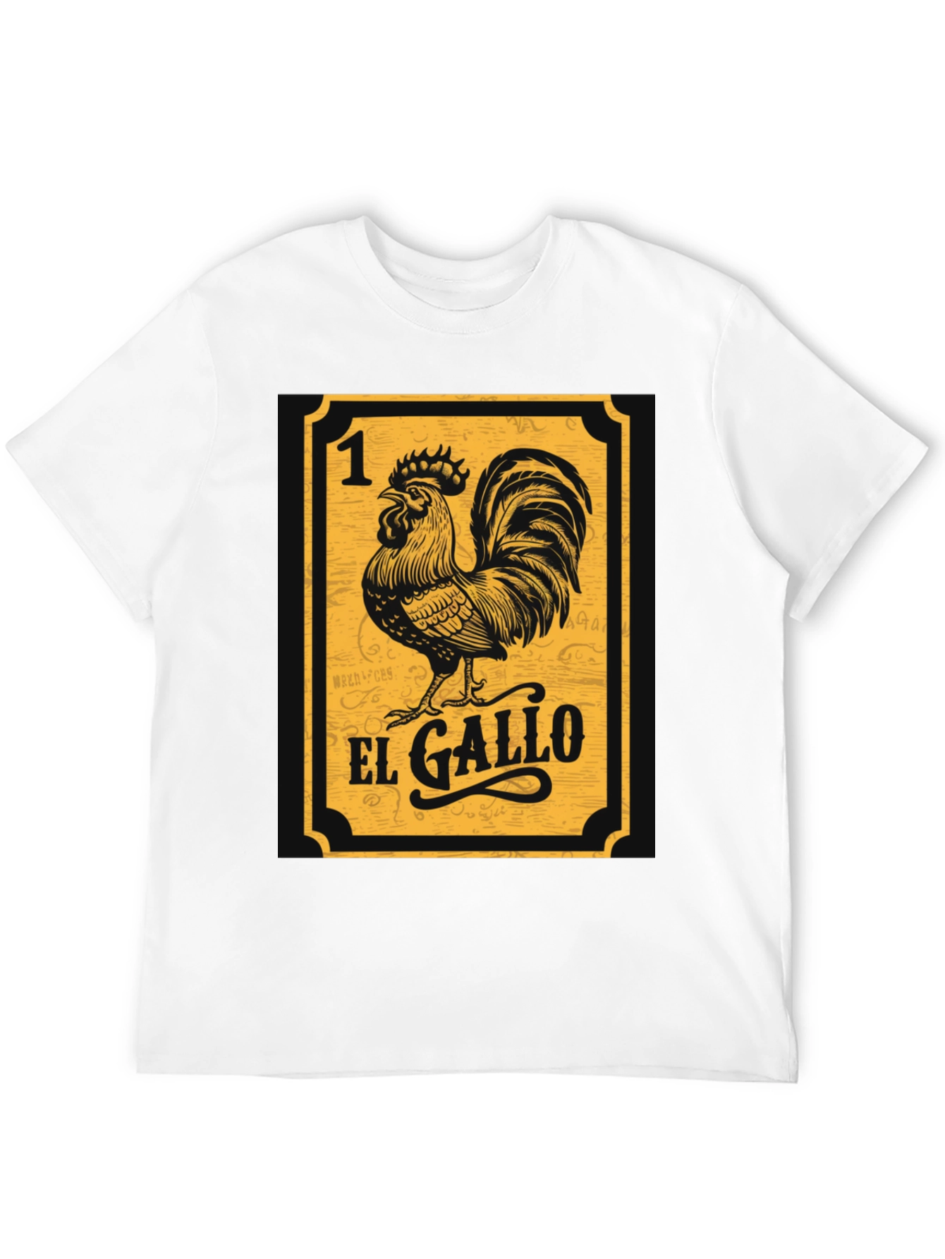 El Gallo T-Shirt - Lottery Card Style