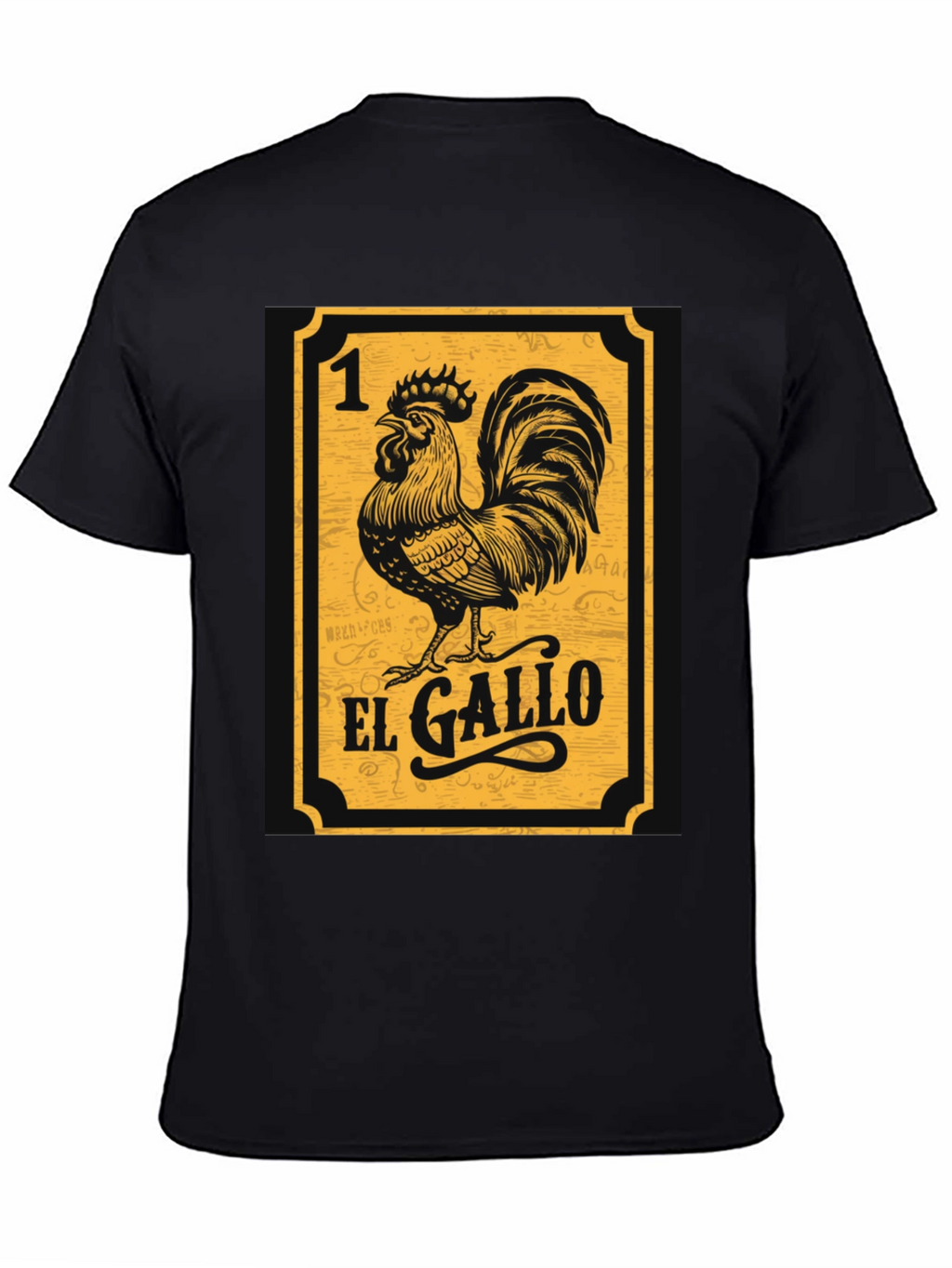 El Gallo T-Shirt - Lottery Card Style