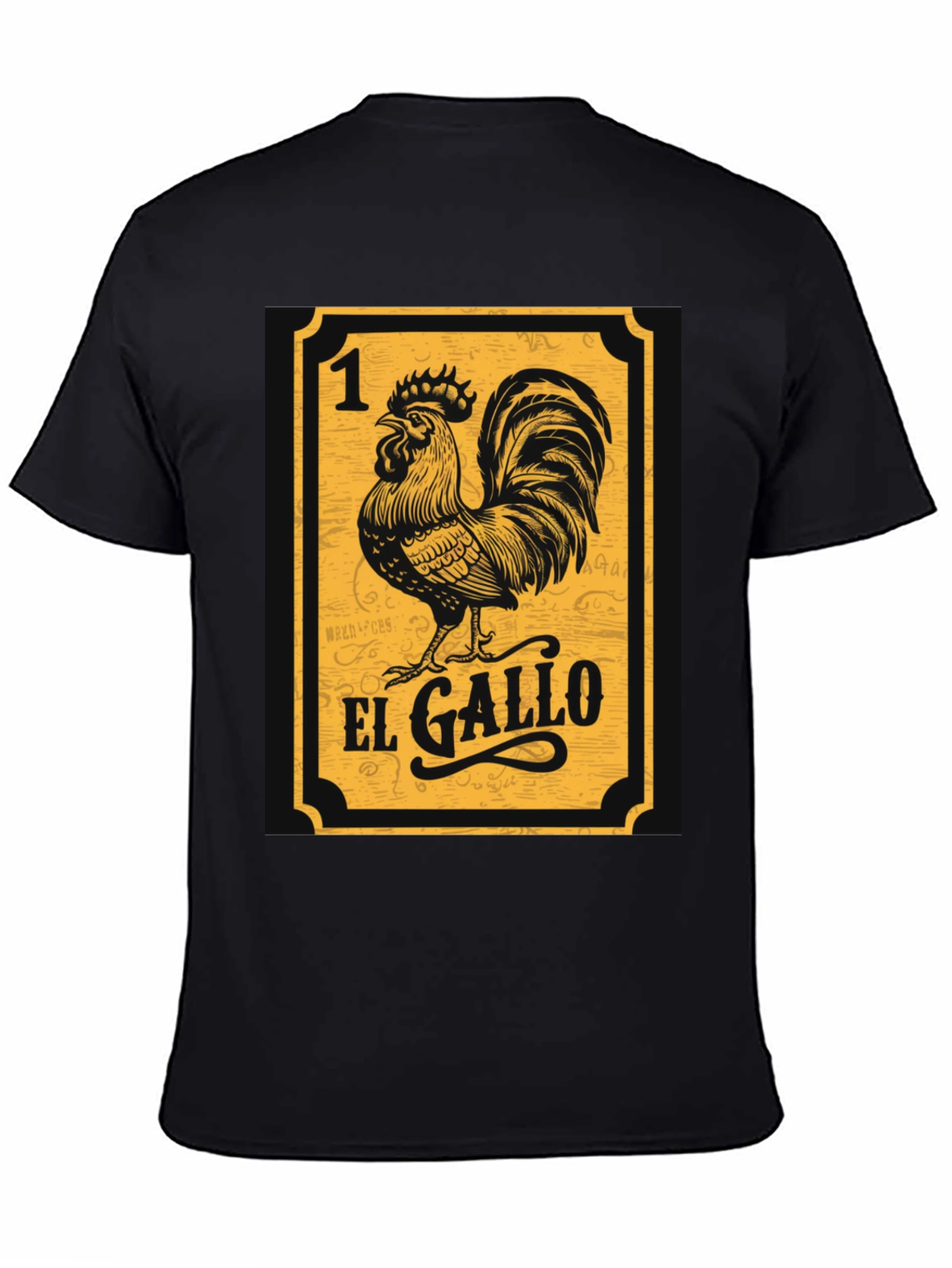 El Gallo T-Shirt - Lottery Card Style