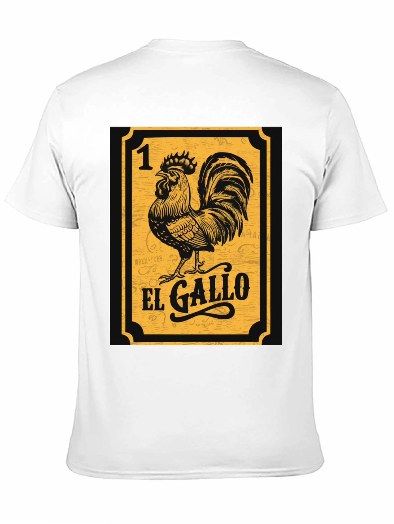 El Gallo T-Shirt - Lottery Card Style