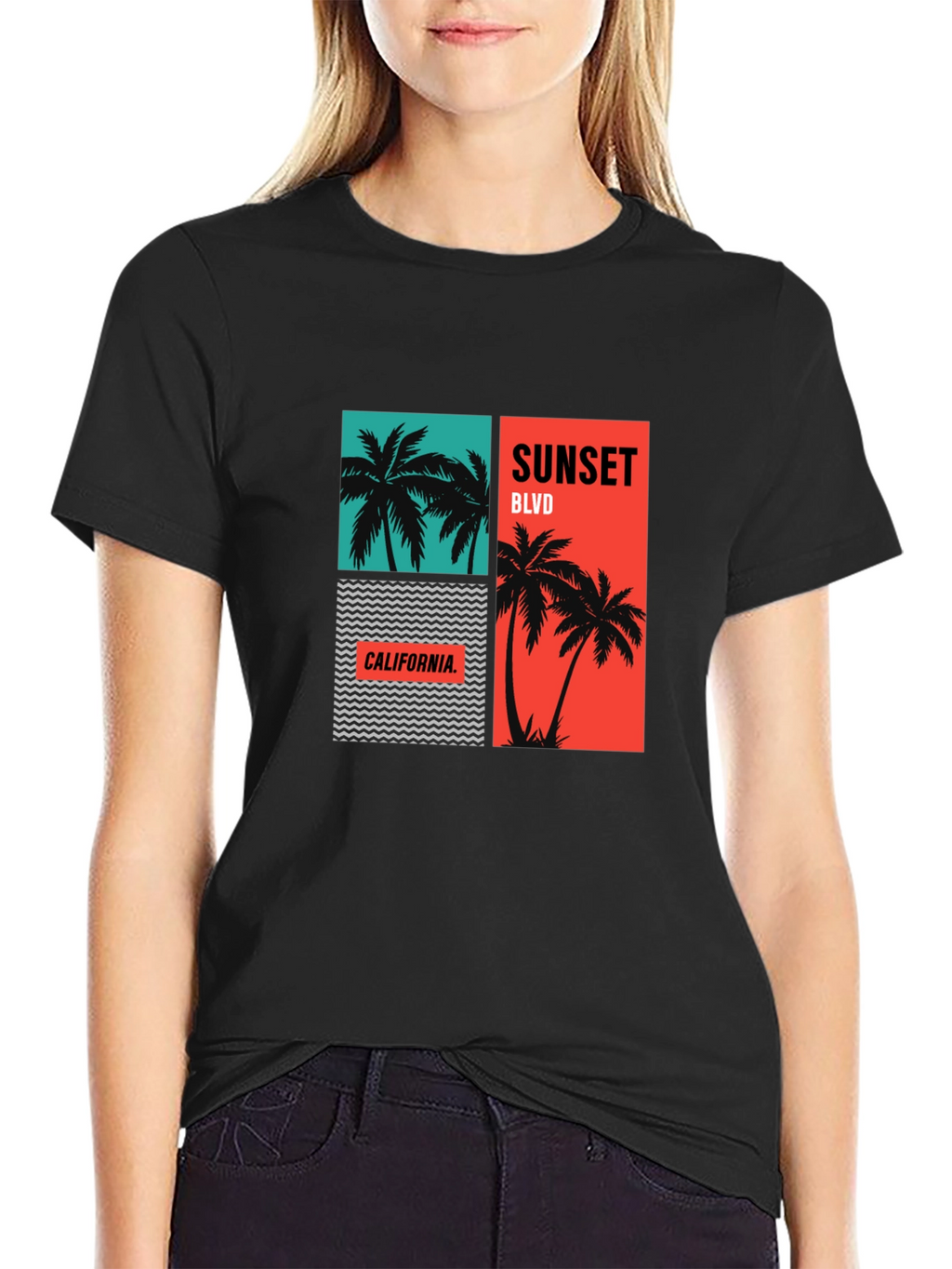 Sunset Blvd California Graphic Tee