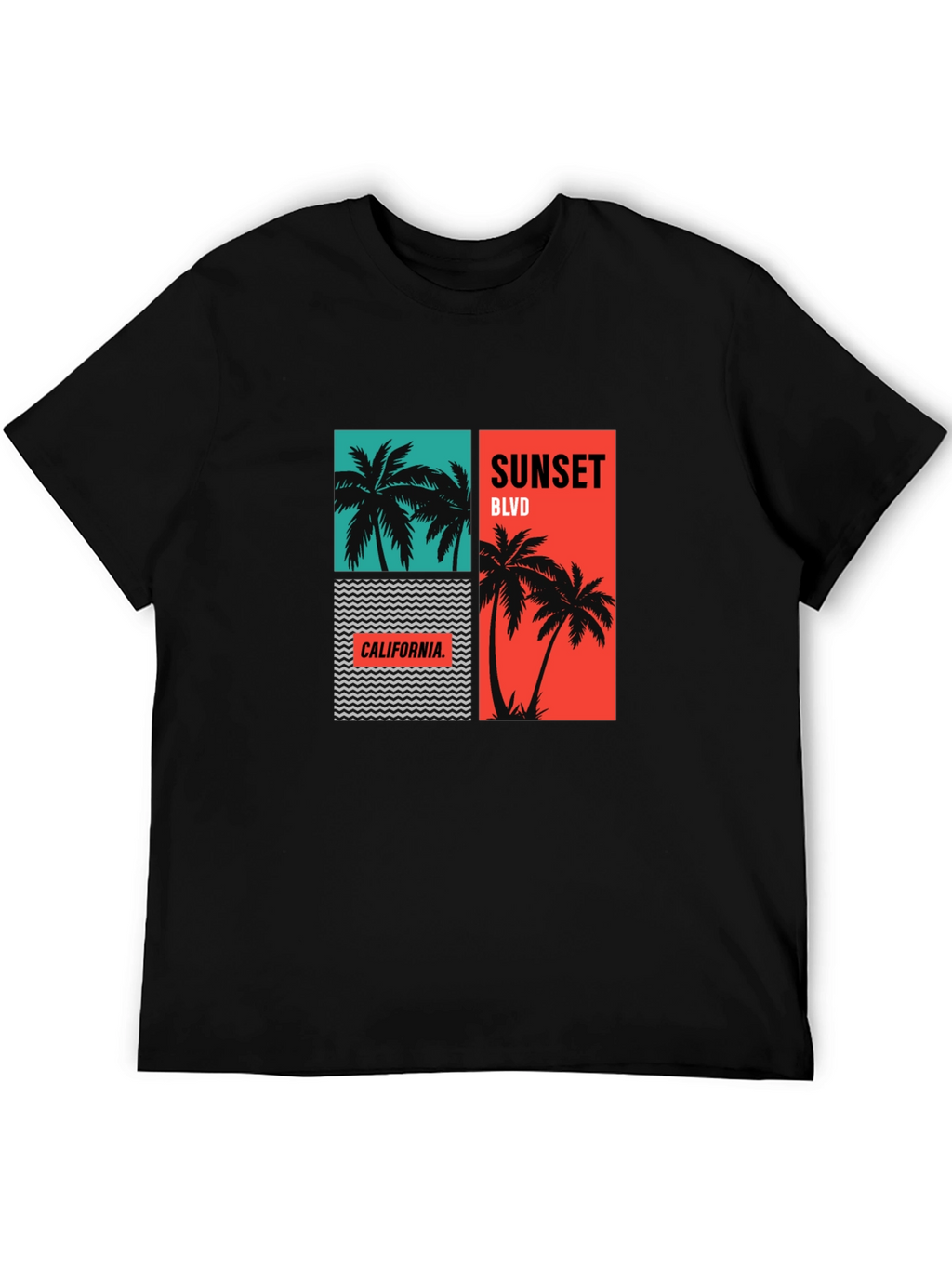Sunset Blvd California Graphic Tee