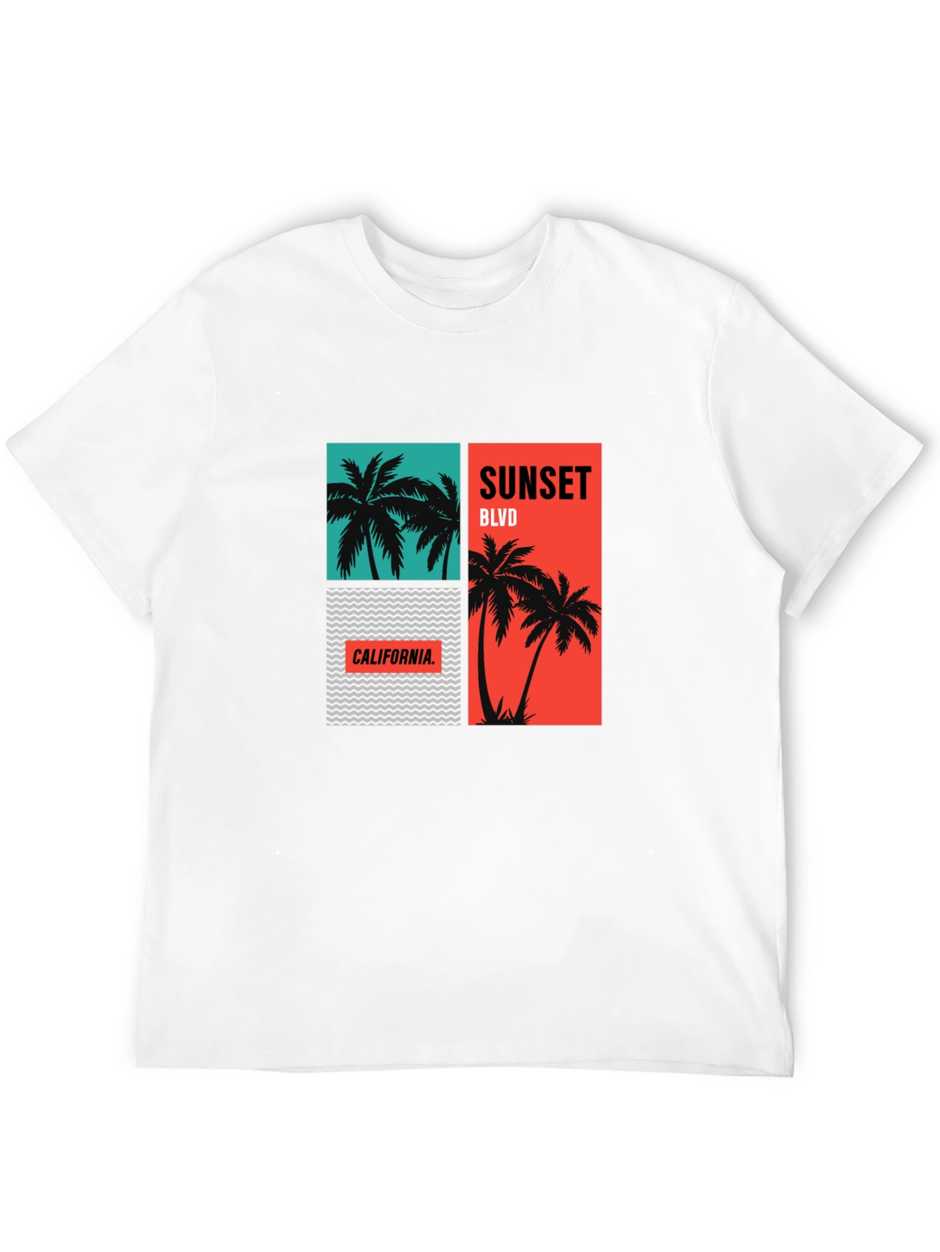 Sunset Blvd California Graphic Tee