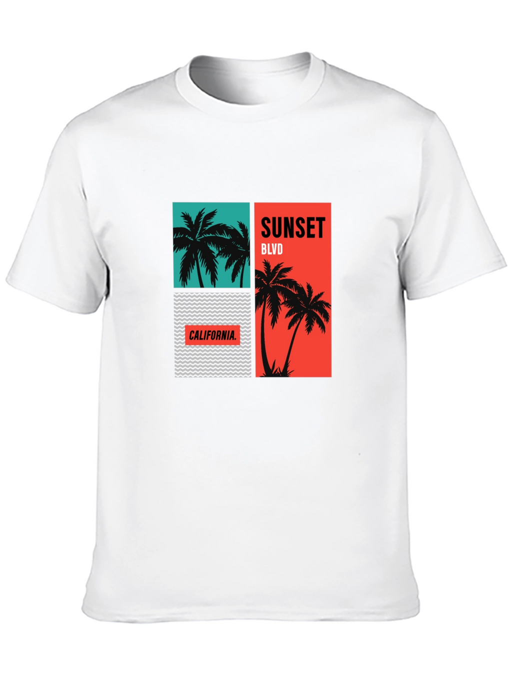 Sunset Blvd California Graphic Tee