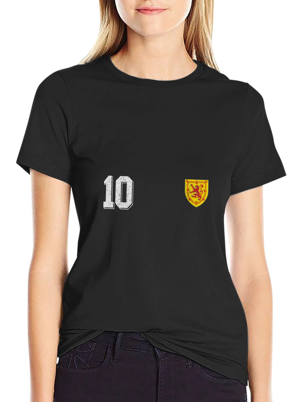 Scotland Football Jersey T-Shirt Number 10