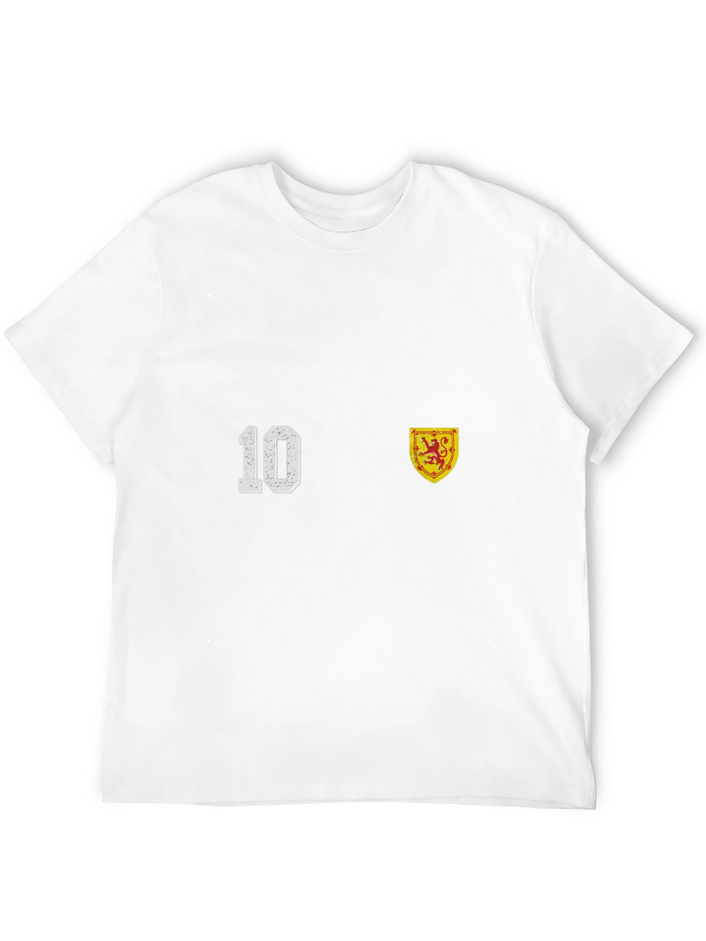 Scotland Football Jersey T-Shirt Number 10