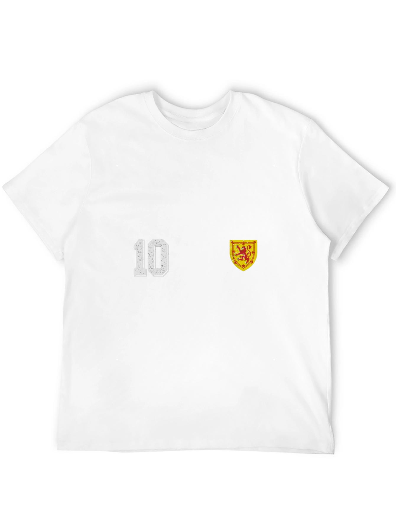 Scotland Football Jersey T-Shirt Number 10