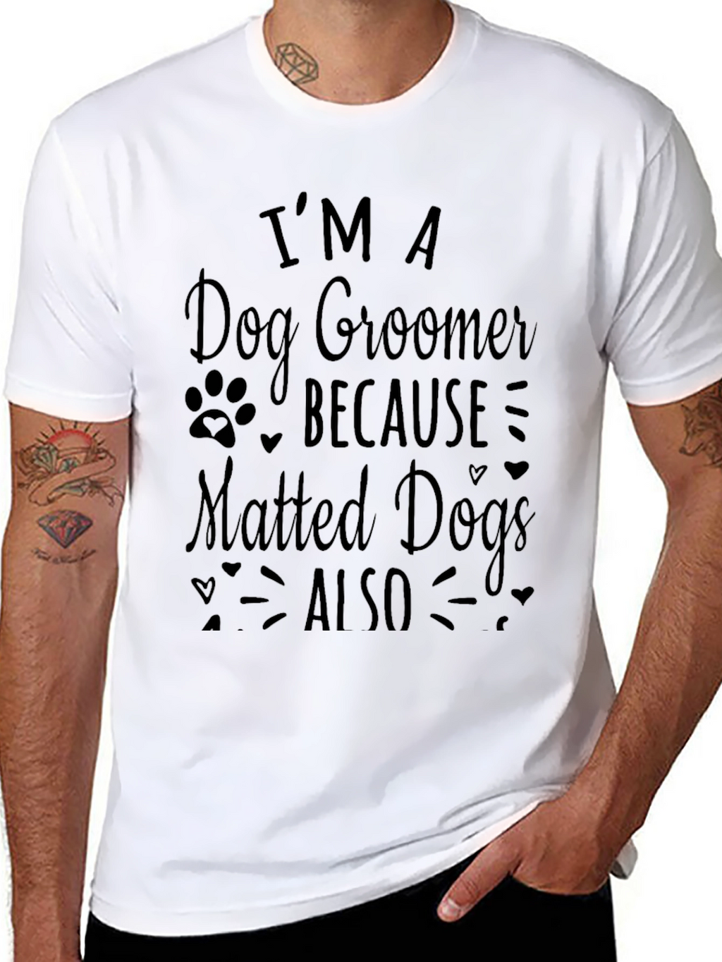 Dog Groomer T-Shirt - Matted Dogs Love