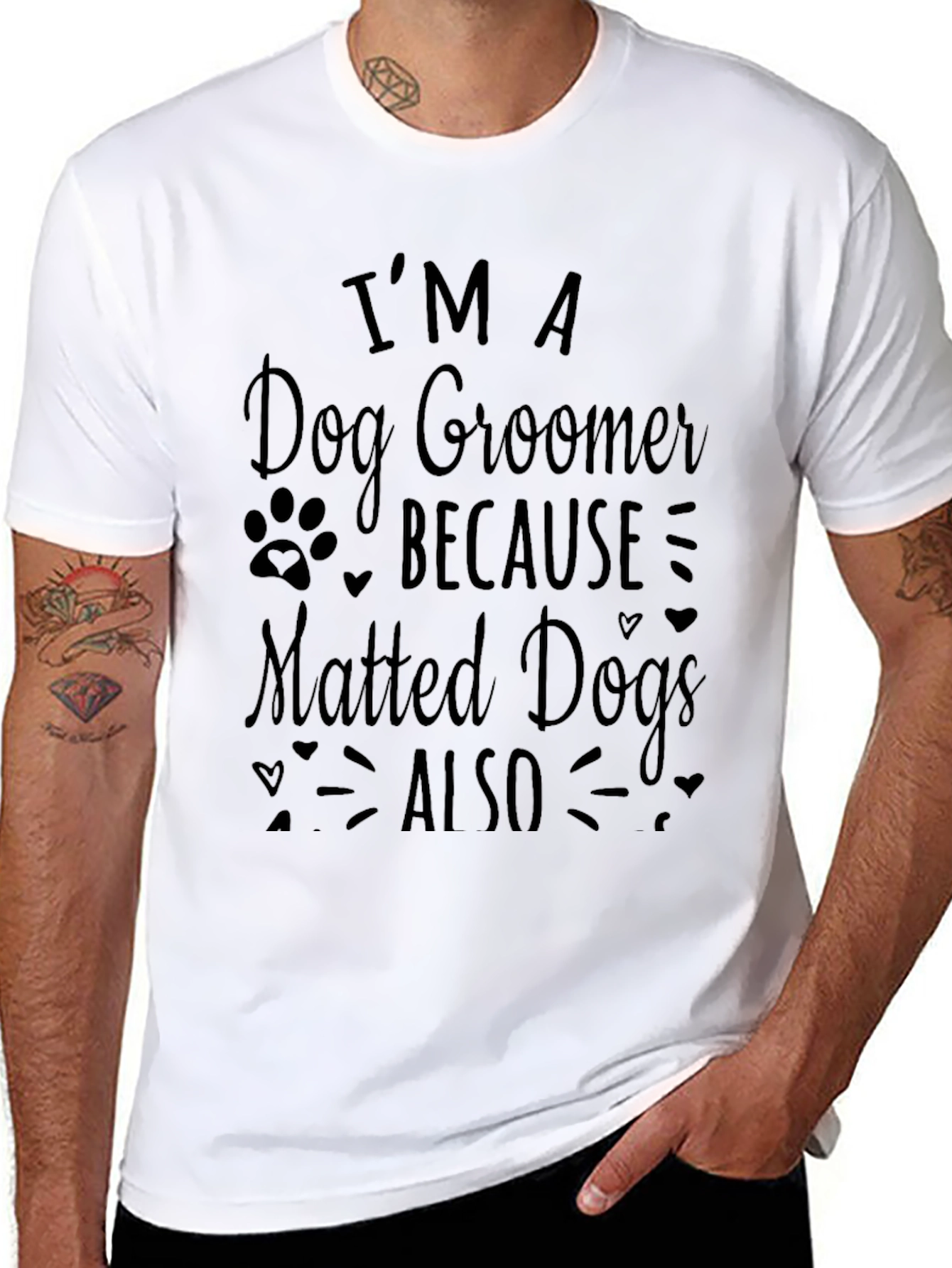 Dog Groomer T-Shirt - Matted Dogs Love