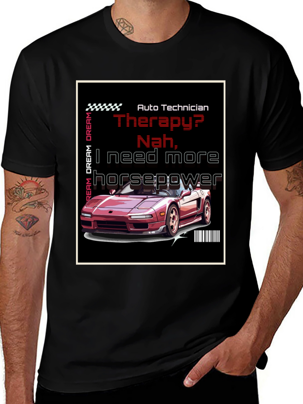 Auto Technician Horsepower T-Shirt