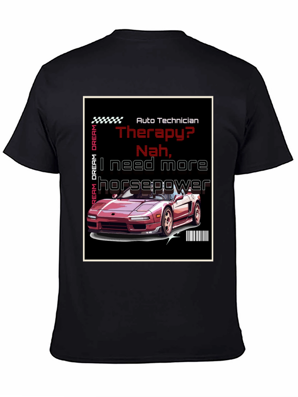 Auto Technician Horsepower T-Shirt