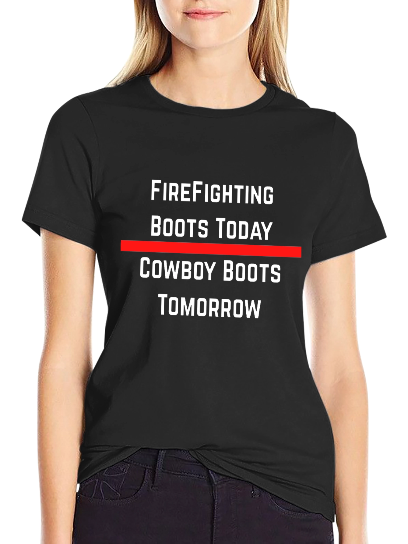 Firefighting/Cowboy Boots T-Shirt