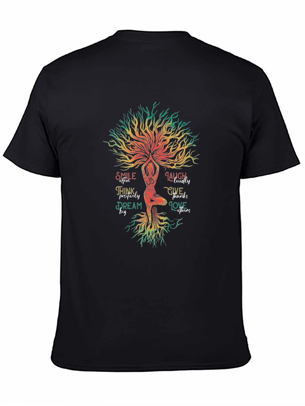 Yoga Tree of Life Graphic T-Shirt