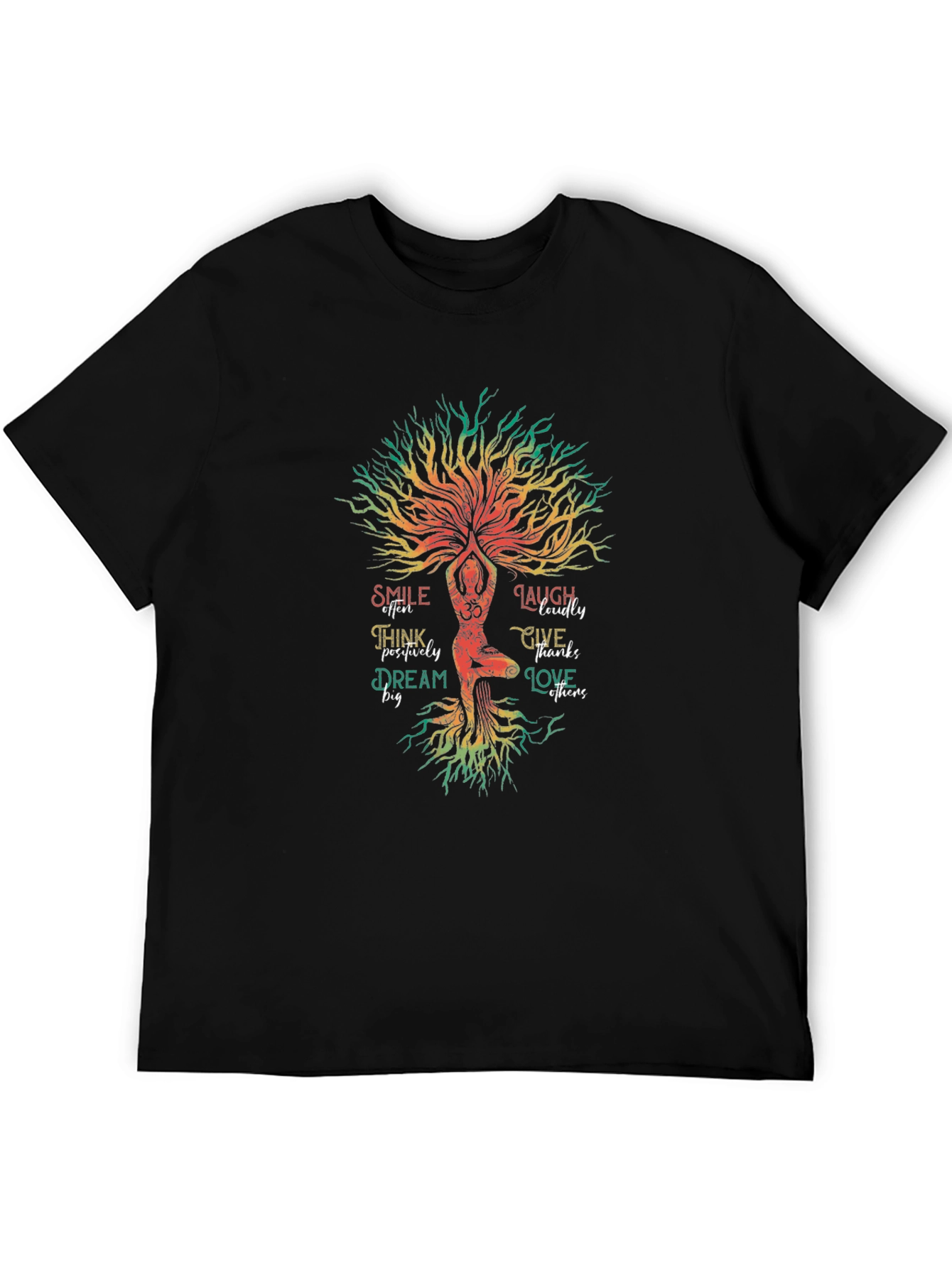 Yoga Tree of Life Graphic T-Shirt