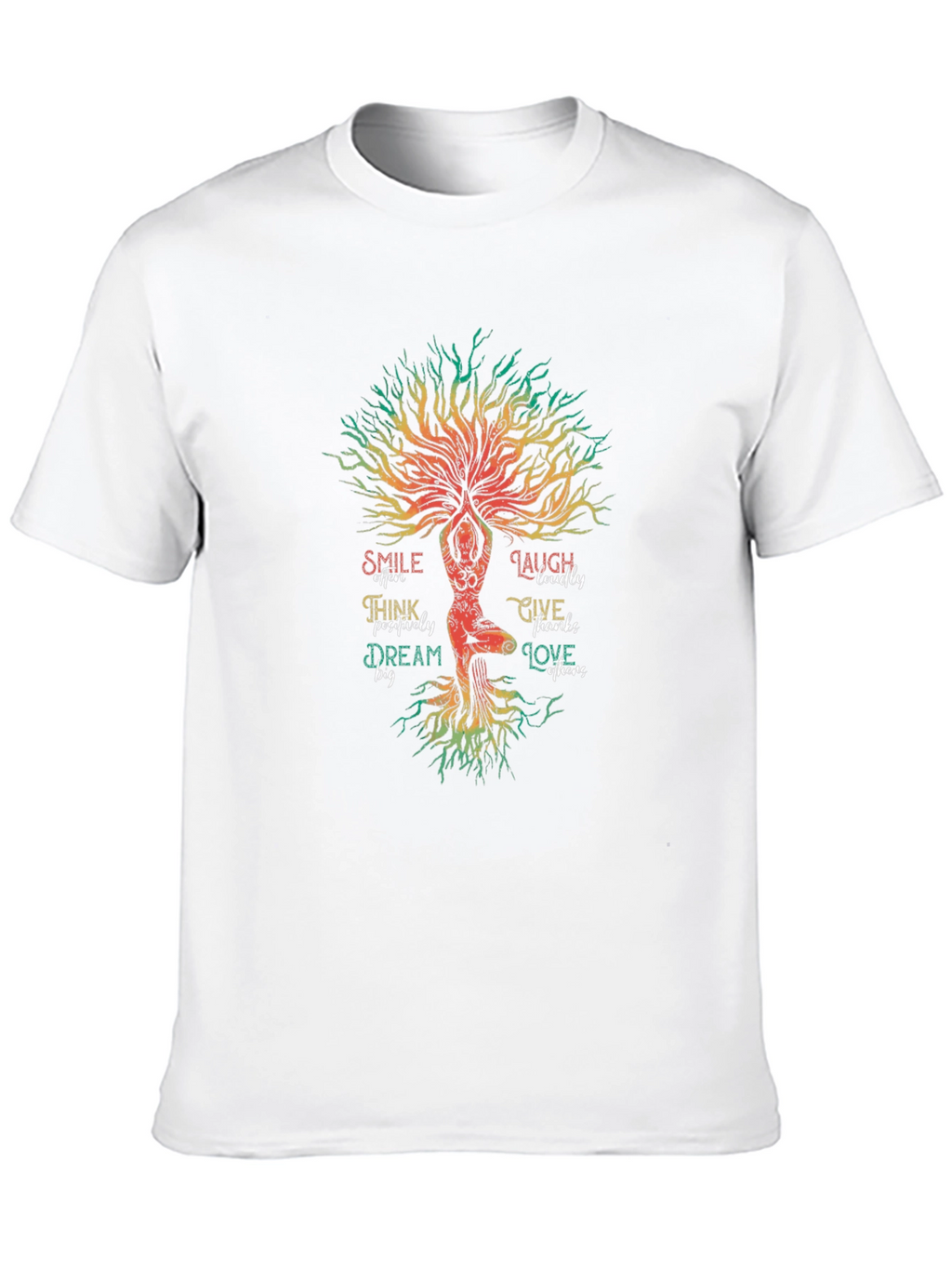 Yoga Tree of Life Graphic T-Shirt
