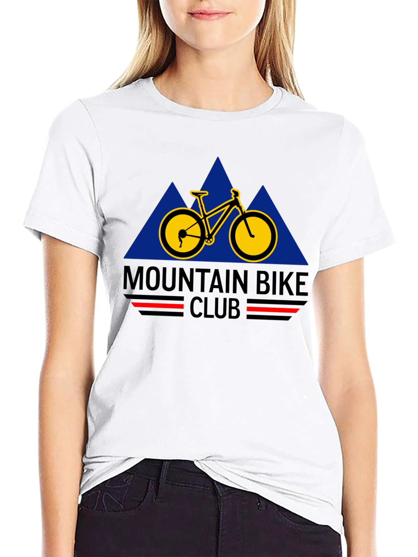 Mountain Bike Club Black Graphic Tee