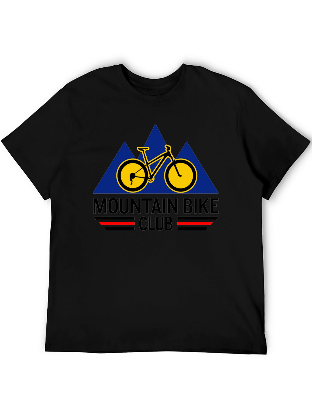 Mountain Bike Club Black Graphic Tee